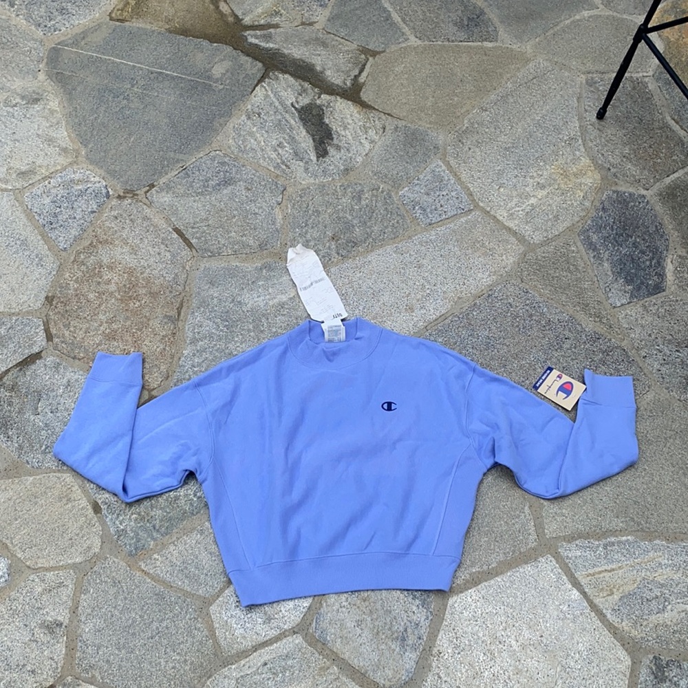 Champion NEW w/tags reverse weave large charming blue sweatshirt